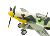 1:72 Messerschmitt Bf-109 Fighter Attack Metal Plane Model, World War II Luftwaffe 1942, Military Airplane Model,Diecast Plane,for Collecting and Gift