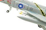 1:100 F-4C Phantom Fighter Attack Metal Fighter Model,US Navy, Military Airplane Model,Diecast Plane,for Collecting and Gift