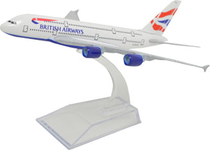 1:400 16cm Air Bus A380 British Airways Metal Airplane Model Plane Toy Plane Model