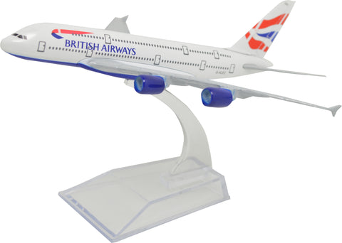 1:400 16cm Air Bus A380 British Airways Metal Airplane Model Plane Toy Plane Model
