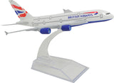 1:400 16cm Air Bus A380 British Airways Metal Airplane Model Plane Toy Plane Model
